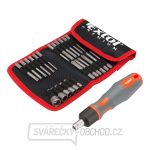 Šroubovák ráčnový s hroty, CrV - 25ks Šroubovák ráčnový s hroty, CrV - 25ks gallery main image