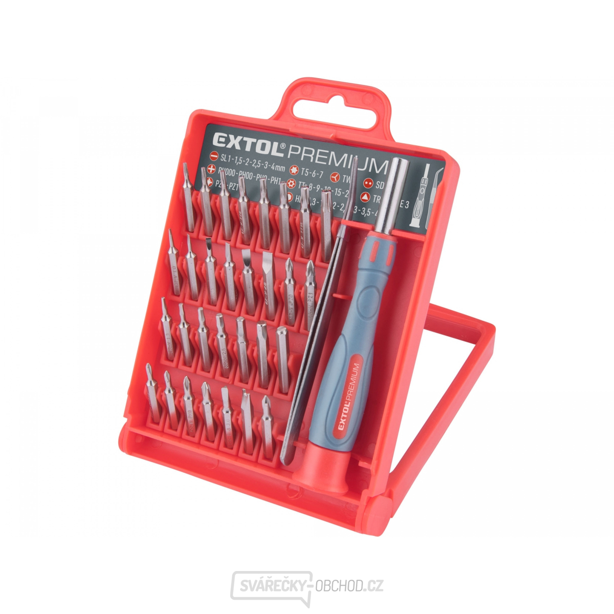 Šroubovák hodinářský s hroty, CrV - 32ks