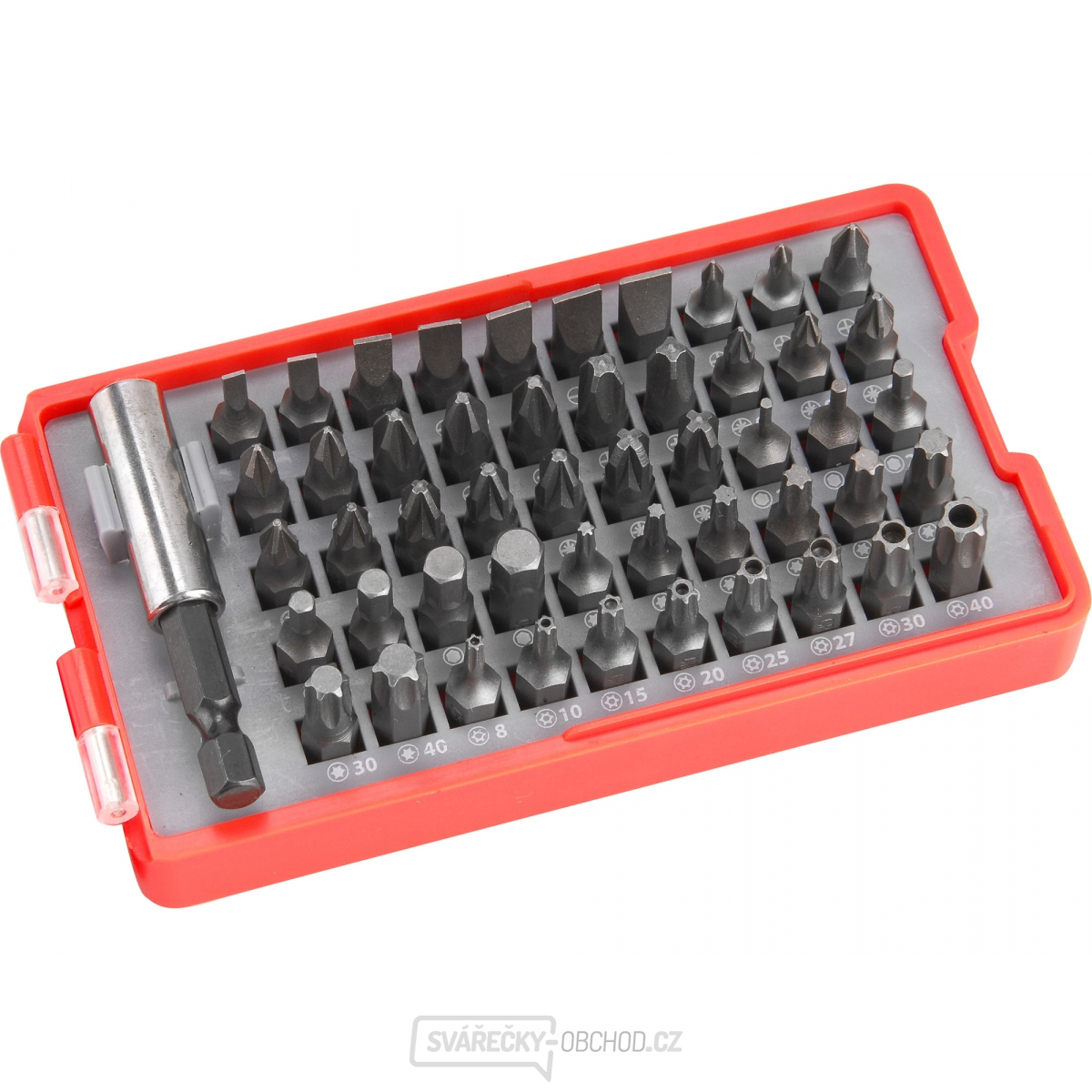 Sada hrotů 51ks, CrV s magnetickým držákem