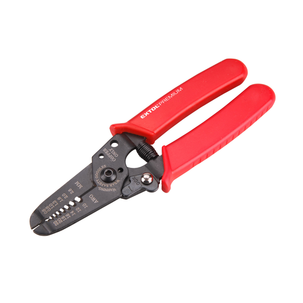 Levně Kleště odizolovací a štípací na vodiče, 165mm, 0,6-2,6mm 8831120