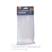 Stahovací pásky bílé, 140x3,6mm - 100 ks Náhled