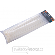 Stahovací pásky bílé, 300x4,8mm - 100 ks Stahovací pásky bílé, 300x4,8mm - 100 ks gallery main image