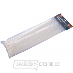 Stahovací pásky bílé, 300x4,8mm - 100 ks gallery main image