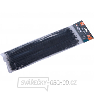 Stahovací pásky černé, 280x3,6mm - 100 ks