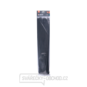 Stahovací pásky černé, 500x4,8mm - 100 ks Náhled