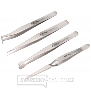 Sada nerezových pinzet - 4ks Sada nerezových pinzet - 4ks gallery main image