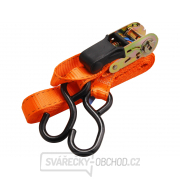 Pás upínací ráčnový s háky, 5m x 25mm, PES Pás upínací ráčnový s háky, 5m x 25mm, PES gallery main image