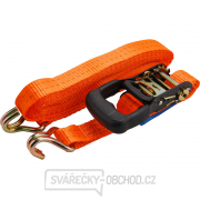 Pás upínací ráčnový s háky, 5m x 35mm, PES Pás upínací ráčnový s háky, 5m x 35mm, PES gallery main image