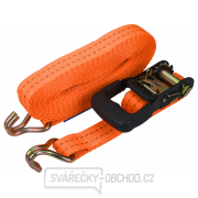 Pás upínací ráčnový s háky, 8m x 35mm, PES Pás upínací ráčnový s háky, 8m x 35mm, PES gallery main image