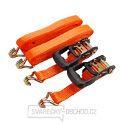 Pásy upínací ráčnové s háky, 5m x 35mm, PES - 2ks Pásy upínací ráčnové s háky, 5m x 35mm, PES - 2ks gallery main image