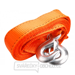 Lano tažné - popruh s háky, 4m x 50mm, PES Lano tažné - popruh s háky, 4m x 50mm, PES gallery main image