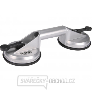 Přísavka dvoudílná kovová, ∅118mm, nosnost max. 100kg Přísavka dvoudílná kovová, ∅118mm, nosnost max. 100kg gallery main image