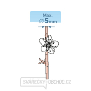 Nůžky zahradnické přímé, 215mm, HCS Náhled