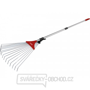 Hrábě nastavitelné s teleskopickou násadou, délka 80-158cm, šířka 18-59cm Hrábě nastavitelné s teleskopickou násadou, délka 80-158cm, šířka 18-59cm gallery main image