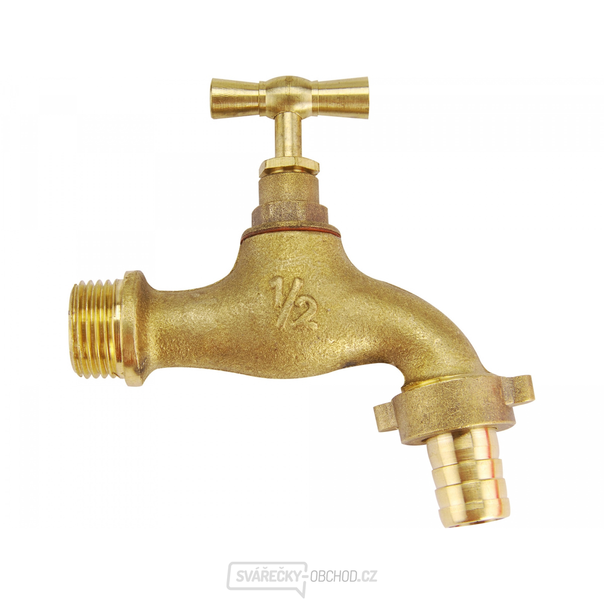 Kohoutek zahradní, 1/2", MOSAZ
