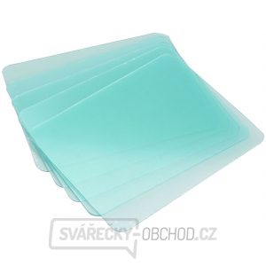 Sklo ochranné pro svářecí helmu, plastové, 5ks, 116,1 x 89,5mm Sklo ochranné pro svářecí helmu, plastové, 5ks, 116,1 x 89,5mm
