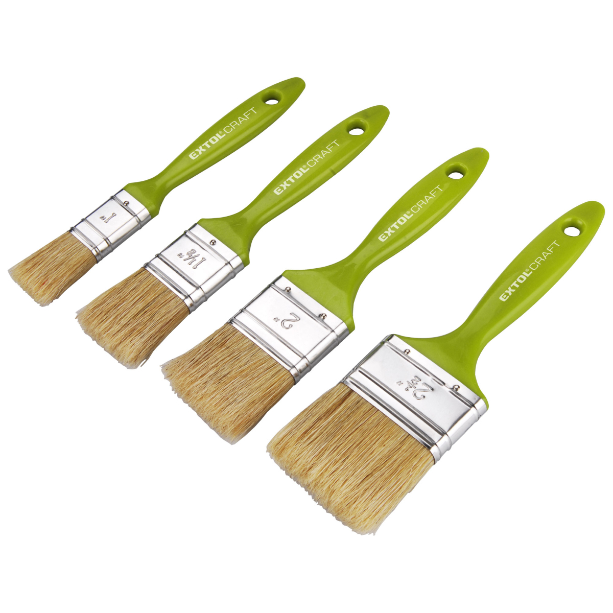 Levně Štětce ploché 25-38-50-63mm - sada 4 ks 91510