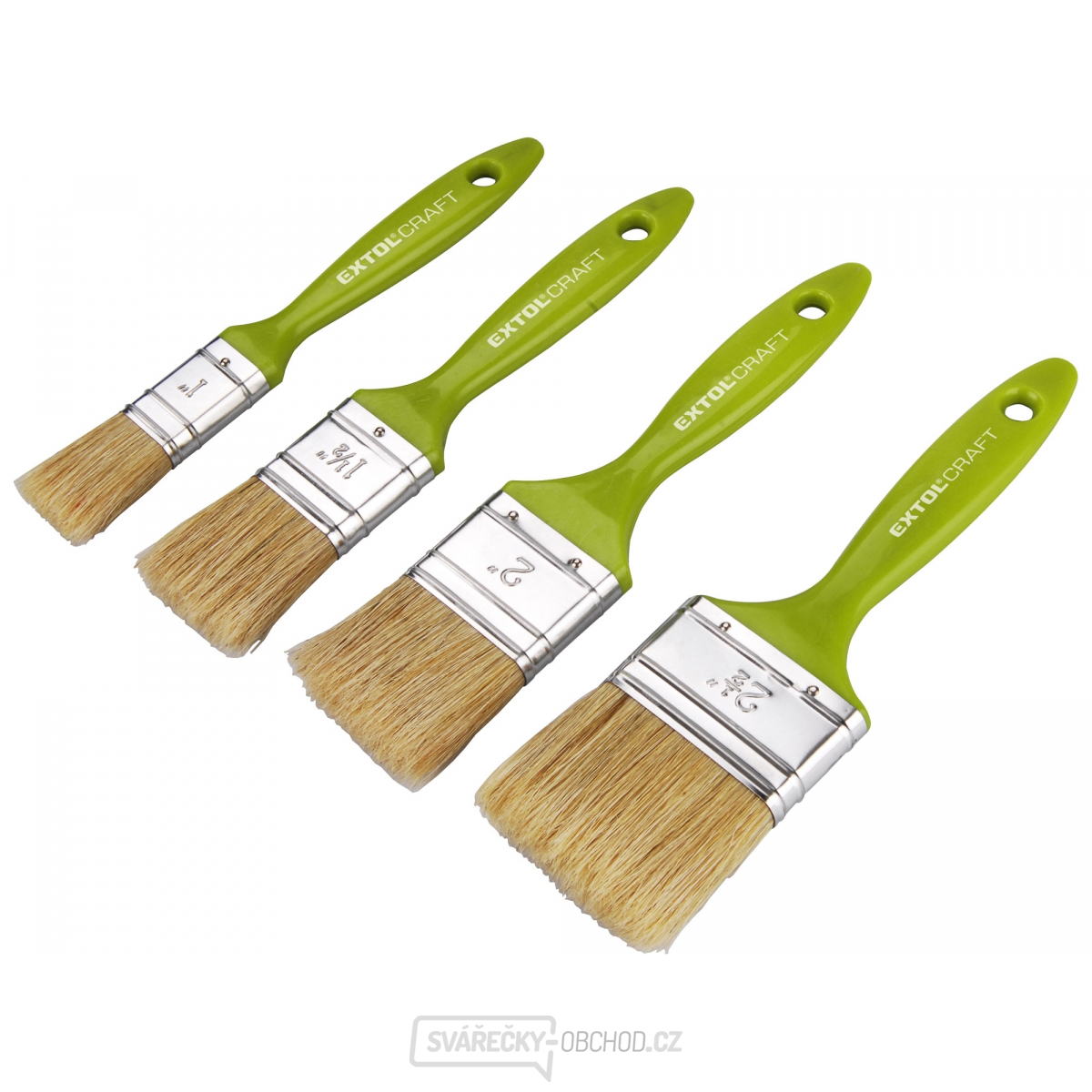 Štětce ploché 25-38-50-63mm - sada 4 ks