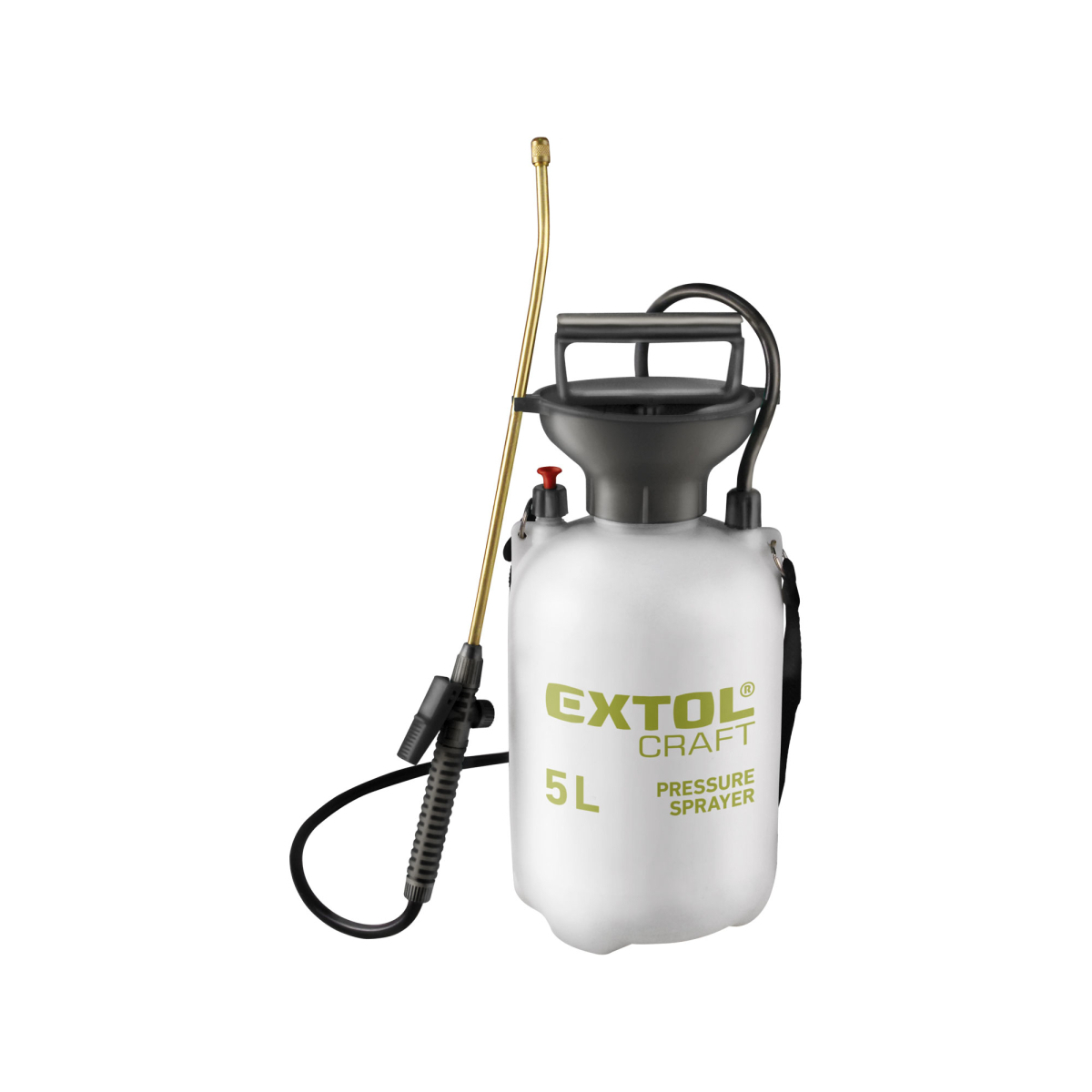 Levně EXTOL CRAFT Postřikovač tlakový zahradní, 5l, MOSAZ 92602