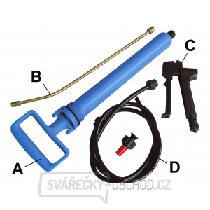 náhradní díly pro 92602 a 92603 (žlutomodrý design), hadice gallery main image