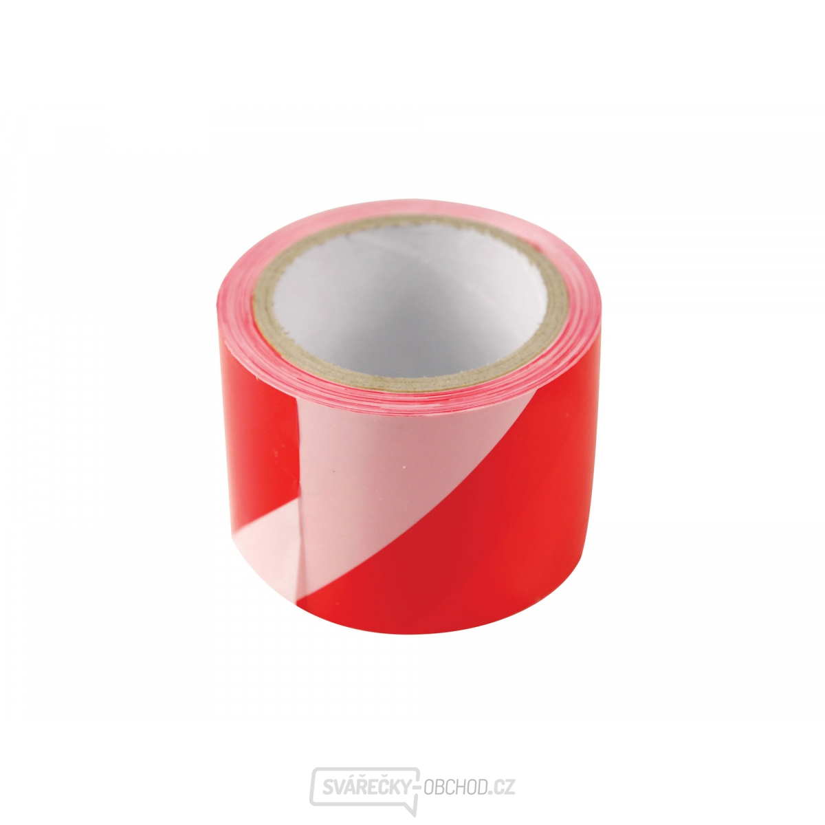 Páska výstražná červeno-bílá ZÁKAZ VSTUPU, 75mm x 250m