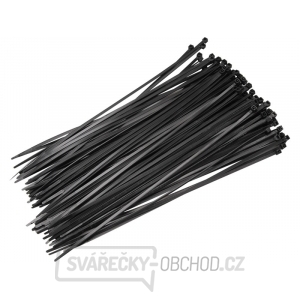 Stahovací pásky černé, 150x2,5mm - 50ks