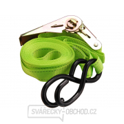 Pás upínací ráčnový s háky, 5m x 25mm, PES Pás upínací ráčnový s háky, 5m x 25mm, PES gallery main image