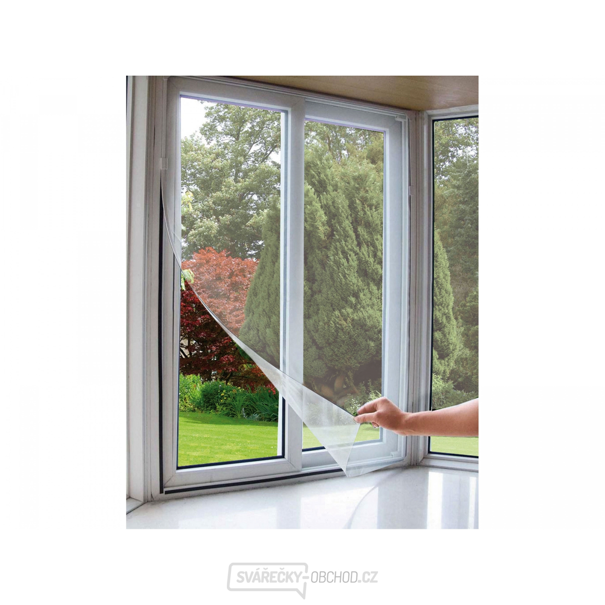 síť okenní proti hmyzu, 150x180cm, PES