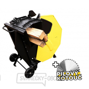 Pila kolébková 4kW, 400V (cirkulárka) + Pilový kotouč