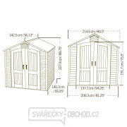 Zahradní domek LIFETIME 60057 STARLET náhled