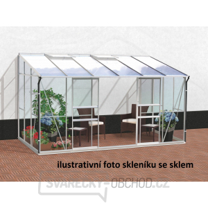 Skleník VITAVIA IDA 7800 PC 4 mm stříbrný