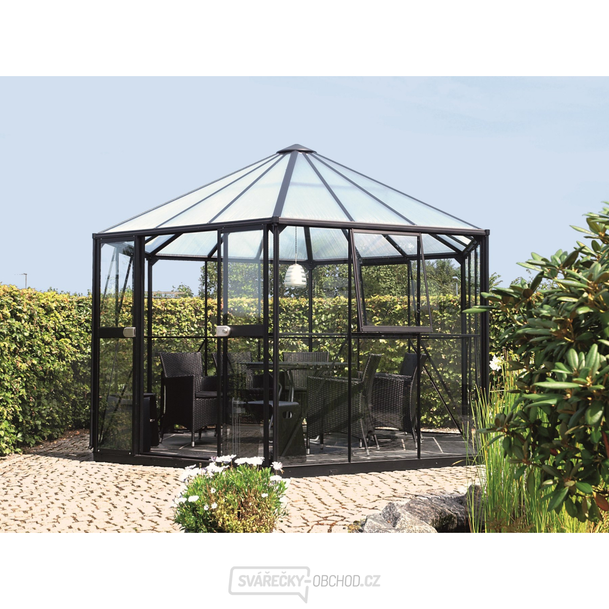 Zahradní pavilon VITAVIA HERA 9000 černý