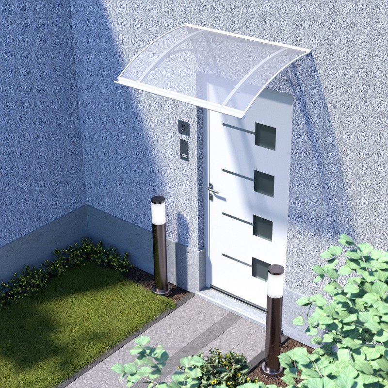 Vchodová stříška LANITPLAST LARUS 160/87 bílá