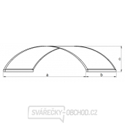 Vchodová stříška LANITPLAST ONYX 200/75 hnědá Náhled