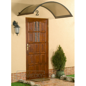 Vchodová stříška LANITPLAST ONYX 200/75 hnědá gallery main image