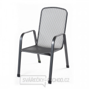 Savoy Basic - stohovatelná židle z tahokovu, tmavě šedá gallery main image