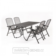 Basani 4+ - zahradní sestava (4x pol. křeslo Savoy Basic, 1x stůl Universal) gallery main image