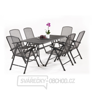 Basani 6+ - zahradní sestava (6x pol. křeslo Savoy Basic, 1x stůl Universal) gallery main image