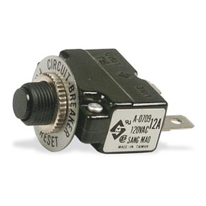 Tepelná pojistka motoru 1-fázová, 12 Amp. 2506612