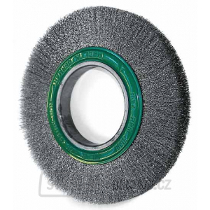 Drátěný kotouč vlnitý na nerez 250 x 30, Ø drátu 0,2 mm Drátěný kotouč vlnitý na nerez 250 x 30, Ø drátu 0,2 mm gallery main image