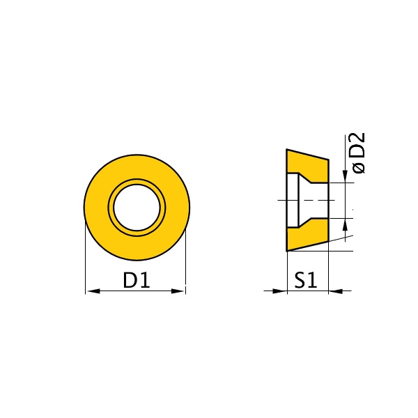 Břitové destičky R, 5 ks 3441702