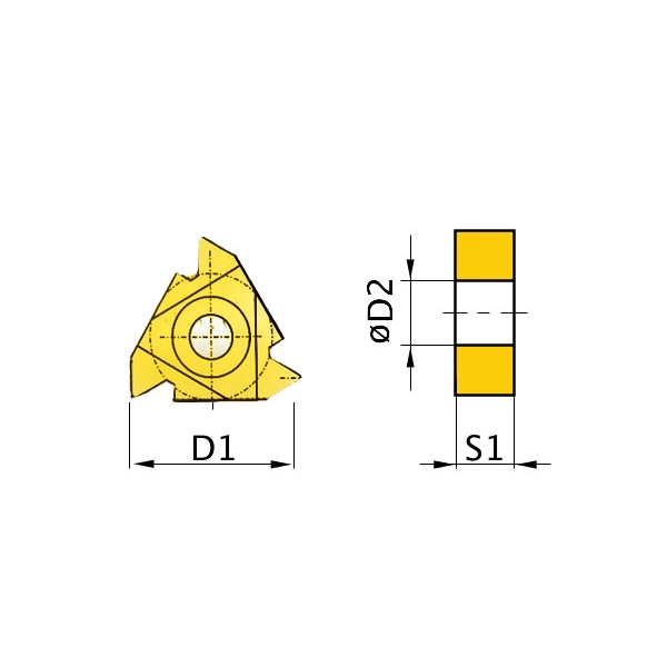 Břitové destičky AR, 5 ks 3441703