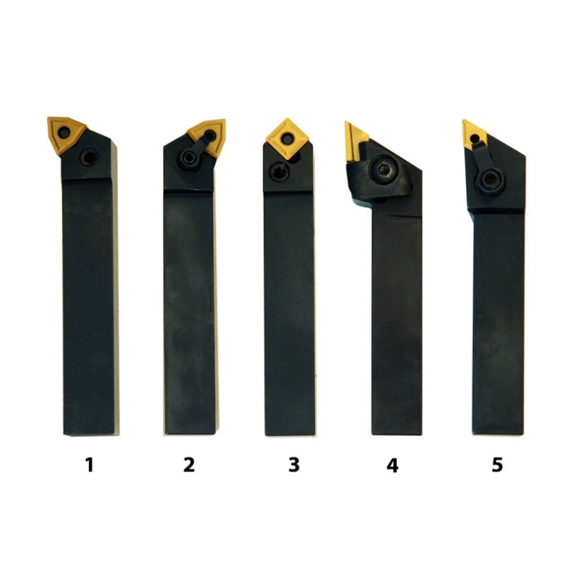 Sada soustružnických nožů HM 20 mm, 5 ks 3441670