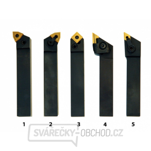 Sada soustružnických nožů HM 20 mm, 5 ks Sada soustružnických nožů HM 20 mm, 5 ks gallery main image