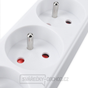 Solight prodlužovací kabel, 3 zásuvky, bílý, 2m Náhled Solight prodlužovací kabel, 3 zásuvky, bílý, 2m Náhled