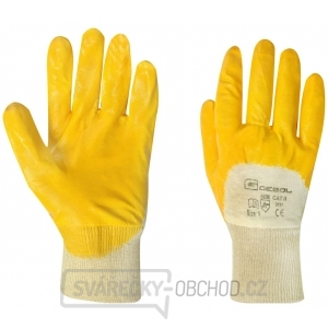 Pracovní nitrilové rukavice YELLOW NITRIL blistr - vel.8 