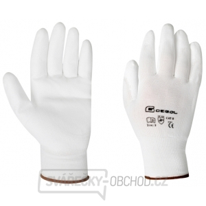 Pracovní nylonové rukavice MICRO FLEX blistr - vel.9  gallery main image