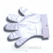 Jednorázové rukavice mikrotenové 100ks - vel.M gallery main image
