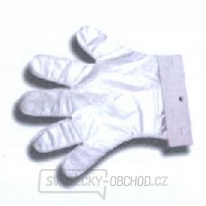 Jednorázové rukavice mikrotenové 100ks - vel.M