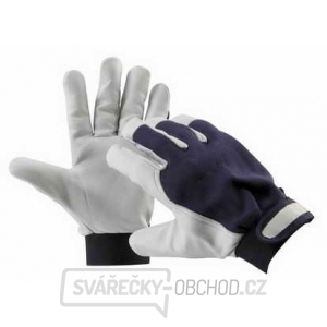Pracovní rukavice PELICAN BLUE, jemná lícová kozinka, vel. 9 Pracovní rukavice PELICAN BLUE, jemná lícová kozinka, vel. 9 gallery main image